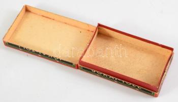 Schuler József Rt. Első Magyar Acélírótoll és Tollszár Gyár Budapest Jókai-toll papírdoboz, kopásnyo...