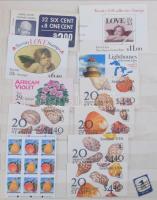 USA gyűjtemény, benne régiek is, légiposta, sorok, blokk, de sok pecsételt légiposta bélyeg is, A4-e...