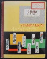 USA gyűjtemény, benne régiek is, légiposta, sorok, blokk, de sok pecsételt légiposta bélyeg is, A4-e...