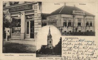 Zsombolya with the offices of the Electric works and the Ganz company