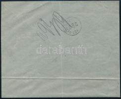 1888 Portós levél 10kr portóval / Unpaid cover "SZOMBATHELY / DÉLUTÁN" - Tótkereszttúr