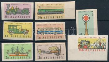 1959 Közlekedési Múzeum I. vágott sor (10.000) (30f kis rozsdafolt / small stain spot)