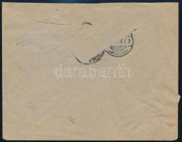 1899 Nagyváradról küldött nyomtatvány 1kr bélyeggel Triesztve, ott megportózták 2 x 1kr osztrák port...