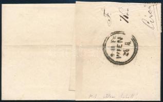 1863 Levél 2kr bérmentesítéssel "KRONSTADT" - "WIEN" (45.000)