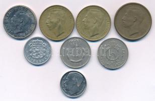 Luxemburg 1962-1990. 25c-20Fr (8xklf) T:XF-F
Luxembourg 1962-1990. 25 Centimes - 20 Francs (8xdiff)...