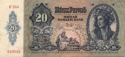 Kis pengő tétel 1930-45. 5P,10P,20P,50P(2x),100P(2x),500P,1000P(2x) T:II,III összesen 10db