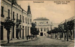 Balassagyarmat, Scitovszky utca, Casino szálloda. Székely kiadása (EK)