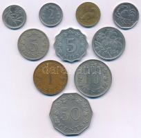 Málta 1972-1998. 5m-50c (10xklf) T:XF
Malta 1972-1998. 5 Mills - 50 Cents (10xdiff) C:XF