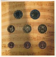 Ausztria 2003. 1c-2E (8xklf) forgalmi sor karton dísztokban T:UNC
Austria 2003. 1 Cent - 2 Euro (8x...