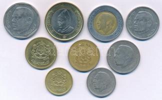 Marokkó 1987-2002. 10s-10D (9xklf) T:AU-F
Morocco 1987-2002. 10 Santimat - 10 Dirhams (9xdiff) C:AU...
