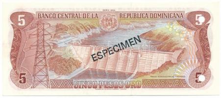 Dominika 1982. 5P fekete "ESPECIMEN (Minta)" bélyegzéssel mindkét oldalon, "A 000000 ...