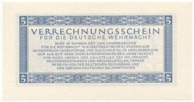 Német Harmadik Birodalom / Deutsche Wehrmacht 1944. 5M T:UNC,AU
German Third Reich / Deutsche Wehrm...