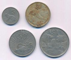 Zimbabwe 1980-1997. 5c - 2$ (4xklf) forgalmi összeállítás T:XF,VF
Zimbabwe 1980-1997. 5 Cents - 2 D...
