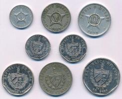 Kuba 1961-2002. 1c-1P (8xklf) T:XF,VF Cuba 1961-2002. 1 Centavo - 1 Peso (8xdiff) C:XF,VF
