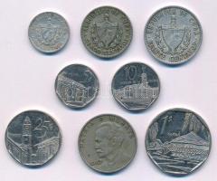 Kuba 1961-2002. 1c-1P (8xklf) T:XF,VF
Cuba 1961-2002. 1 Centavo - 1 Peso (8xdiff) C:XF,VF