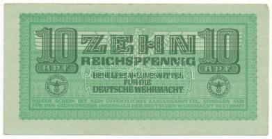 Német Harmadik Birodalom / Deutsche Wehrmacht DN (1942-1944) 10pf T:F szép papír German Third Reich / Deutsche Wehrmacht ND (1942-1944) 10 Reichspfennig C:F fine paper Krause M34