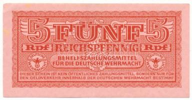 Német Harmadik Birodalom / Deutsche Wehrmacht DN (1942) 5pf T:XF German Third Reich / Deutsche Wehrmacht ND (1942) 5 Reichspfennig C:XF Krause M33
