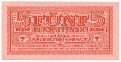Német Harmadik Birodalom / Deutsche Wehrmacht DN (1942) 5pf T:XF German Third Reich / Deutsche Wehrmacht ND (1942) 5 Reichspfennig C:XF Krause M33