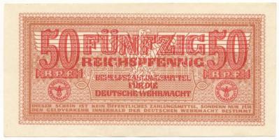 Német Harmadik Birodalom / Német hadsereg 1942. 50pf T:F szép papír
German Third Reich / Deutsche W...