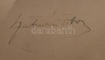 Szatmári Tibor, született Izsák Tibor ( 1894-1942) zongoraművész aláírt fotója, üvegezett keretben 9...