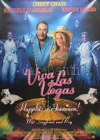 1997 Viva Las Vegas (Chevy Chase, Randy Quiad, Beverly D'Angelo, Siegfried und Roy), német filmplakát, papír, kisebb gyűrődésekkel, feltekerve, egészen apró lapszéli szakadással, 84x59,5 cm