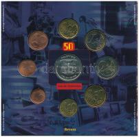 Belgium 2003. 1c-2E (8xklf) + "50 éves a Televízió" emlékérem karton díszlapon T:BU
Belgi...