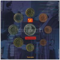 Belgium 2003. 1c-2E (8xklf) + "50 éves a Televízió" emlékérem karton díszlapon T:BU
Belgi...