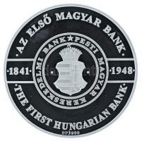 Lebó Ferenc (1960-) 2002. "MKB - Első Magyar Bank" jelzett Ag emlékérem kapszulában (31,25...