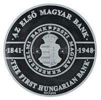 Lebó Ferenc (1960-) 2002. "MKB - Első Magyar Bank" jelzett Ag emlékérem kapszulában (31,13...
