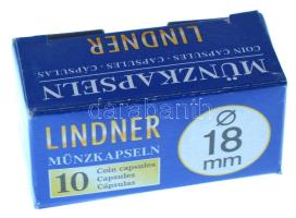Lindner érmekapszula 18mm - 10 darabos