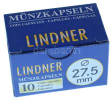 Lindner érmekapszula 27,5mm - 10 darabos
