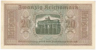 Német Harmadik Birodalom / Német megszállt területek 1940-1945. 20M "M.35944219" T:AU,XF h...