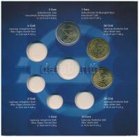 San Marino 2002. 20c-2E (3xklf) hiányos forgalmi sor karton dísztokban T:UNC
San Marino 2002. 20 Ce...