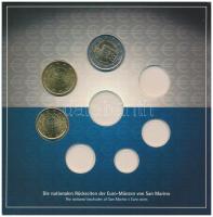 San Marino 2002. 20c-2E (3xklf) hiányos forgalmi sor karton dísztokban T:UNC
San Marino 2002. 20 Ce...