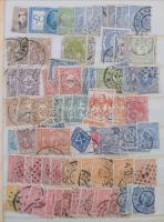 Vegyes külföldi tétel, benne belga, holland, angol, angol gyarmatok, régi német, stb. 8 lapos közepes berakóban