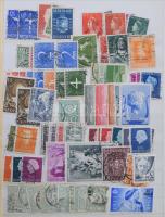 Vegyes külföldi tétel, benne belga, holland, angol, angol gyarmatok, régi német, stb. 8 lapos közepe...