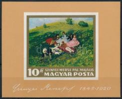 1966 Festmény I. vágott blokk