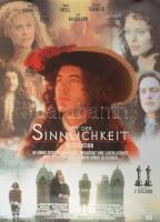 1995 Restoration - Zeit der Sinnlichkeit (Robert Downey Jr., Meg Ryan, Hugh Grant stb.), német filmplakát, papír, apró lapszéli gyűrődéssel, feltekerve, 84x59,5 cm