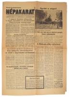 1956-os újságok, 6 db: Magyar Nemzet, Igazság, Magyar Függetlenség, Népakarat, 1956. nov. 1. - nov. ...