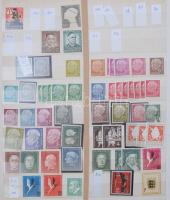 NSZK javarészt postatiszta gyűjtemény, 12 lapos nagyalakú berakóban