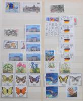 NSZK javarészt postatiszta gyűjtemény, 12 lapos nagyalakú berakóban