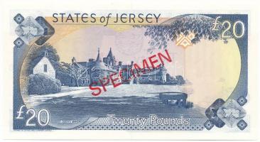 Jersey DN (2000) 20P piros "SPECIMEN" bélyegzéssel, "KC000000" sorszámmal T:UNC
...