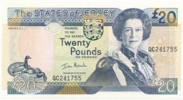 Jersey DN (2000) 20P "QC241755" T:UNC Jersey ND (2000) 20 Pounds "QC241755" C:UNC Krause 29.