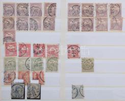Magyar és osztrák klasszikus anyag, benne 501 db Turul bélyeg + 1.316 db osztrák bélyeg az 1890-1908...