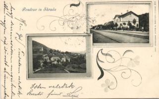 Skrad with railway station