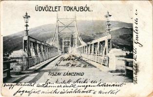 1901 Tokaj, Tiszai Lánchíd (fa)