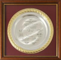 2005 Dömötör Zoltán (1935-2019) olimpiai bajnok vízilabdázó és úszó 70. születésnapjára készült aran...