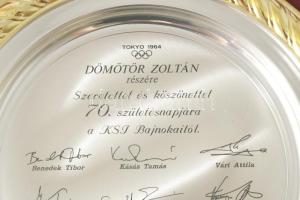 2005 Dömötör Zoltán (1935-2019) olimpiai bajnok vízilabdázó és úszó 70. születésnapjára készült aran...