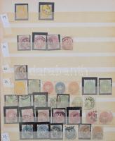 Ausztria Lombardo-Venetia és Levante több példányos gyűjtemény, benne 104 db 1850-as kiadású bélyege...