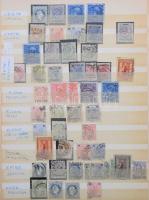 Ausztria Lombardo-Venetia és Levante több példányos gyűjtemény, benne 104 db 1850-as kiadású bélyege...